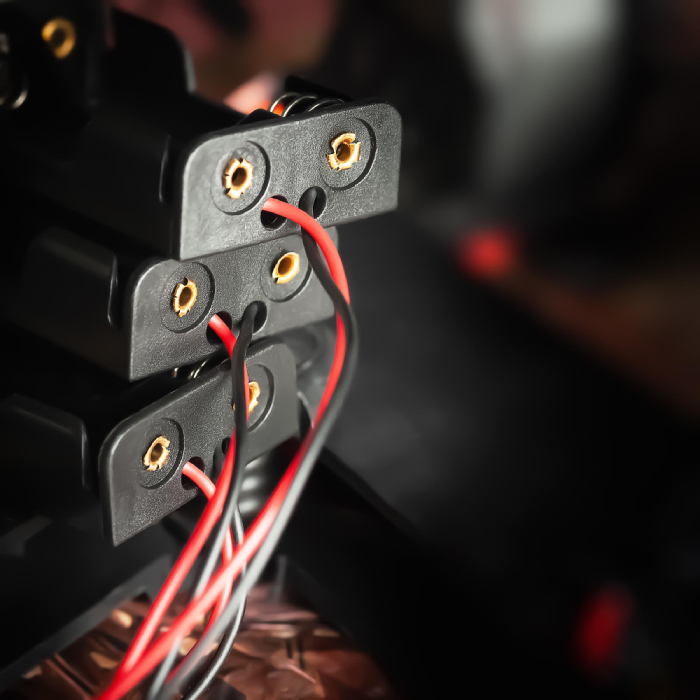 Raccordement et câblage électrique Câbles électriques en cours de raccordement